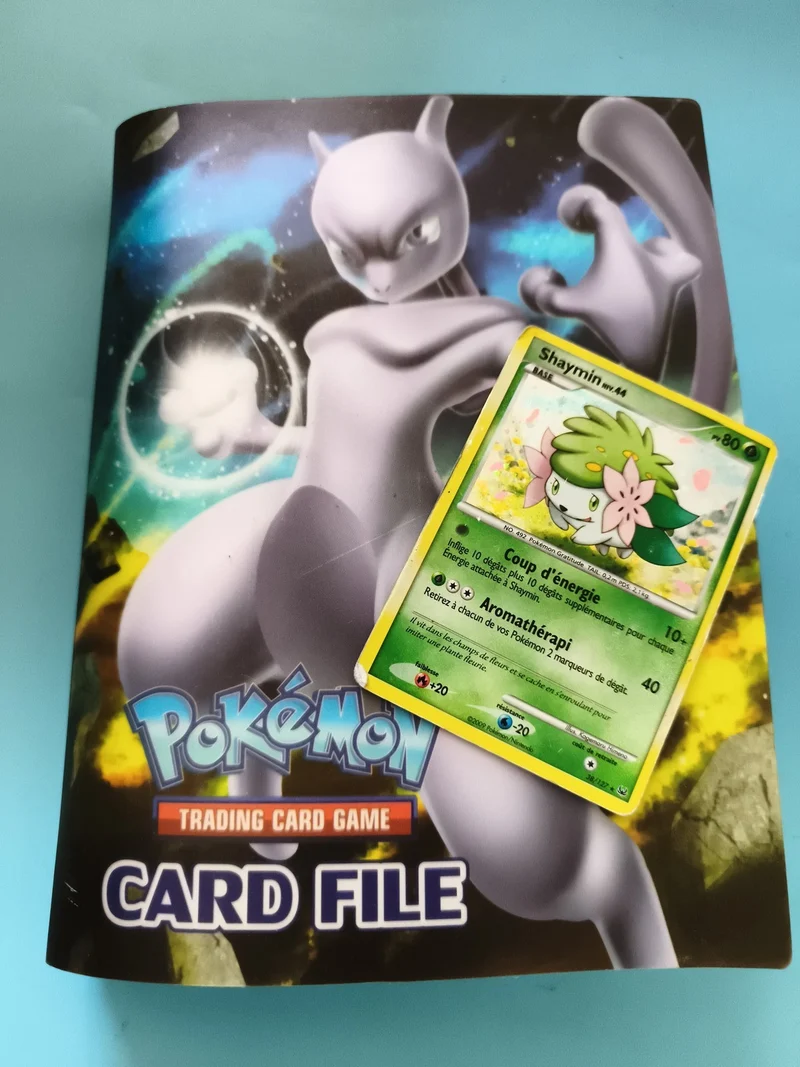 Classeur Pokémon Trading Card Game Mewtwo visuel, card file vide