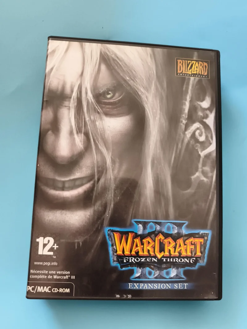 Jeu PC Warcraft III Frozen Throne Blizzard expansion set CD-ROM
