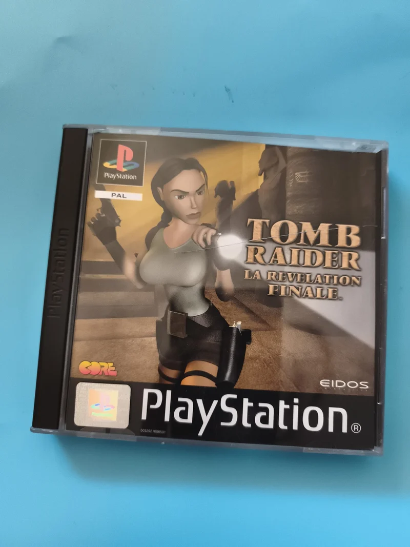 Jeu PlayStation Tomb Raider Révélation Finale PAL Eidos Core PS1 complet