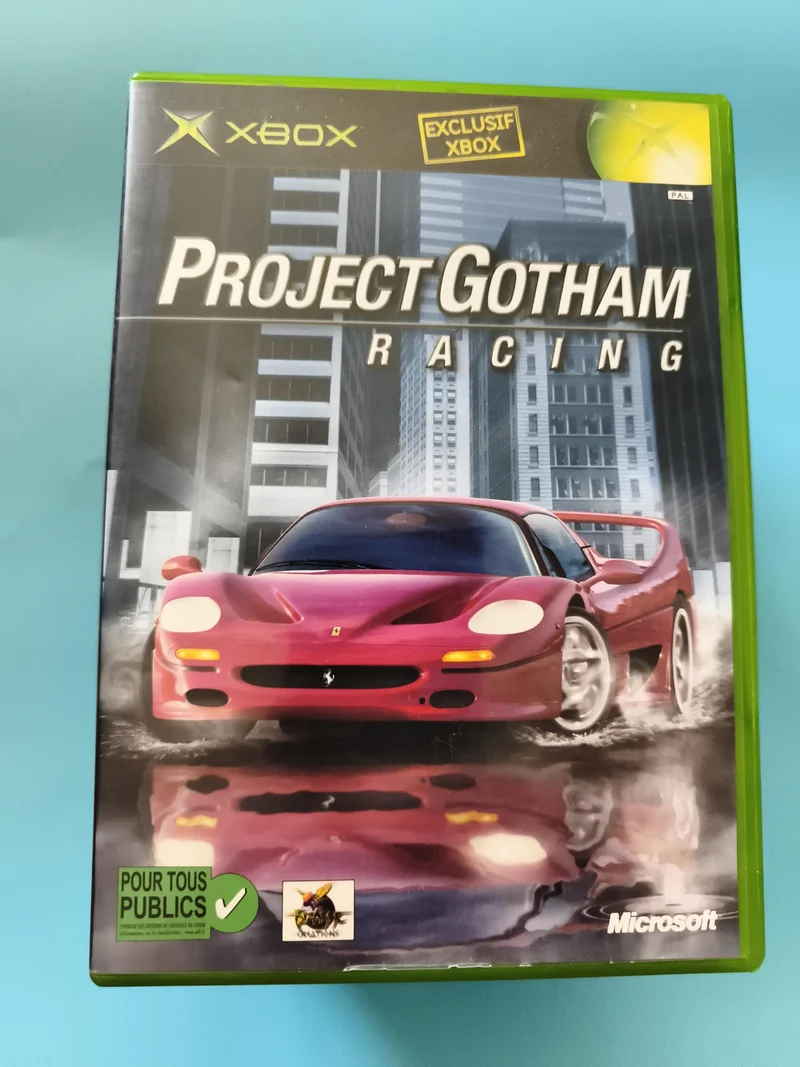 Jeu Xbox Project Gotham Racing PAL Microsoft exclusif course auto