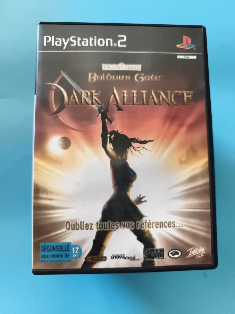 Jeu PS2 Baldur's Gate Dark Alliance PlayStation 2 PAL fantasy action RPG