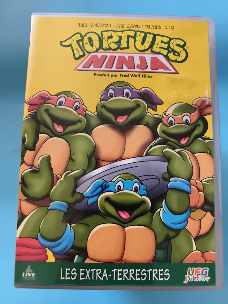 DVD Tortues Ninja Les Extra-Terrestres dessin animé UFG Junior Fred Wolf Films