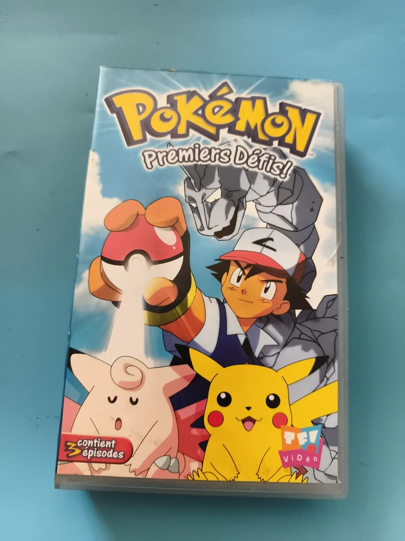 Cassette VHS Pokémon Premiers Défis TF1 Vidéo dessin animé France