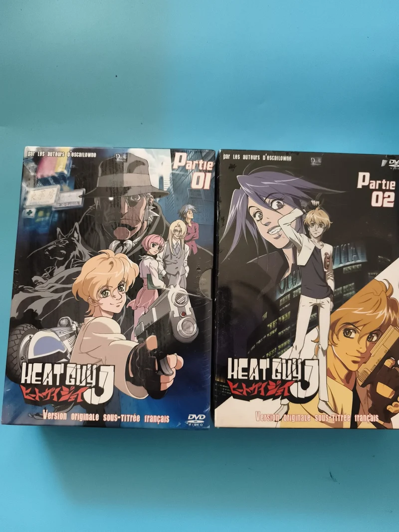 Coffrets DVD Heat Guy J Partie 1 et 2 animé VOSTFR manga série complète