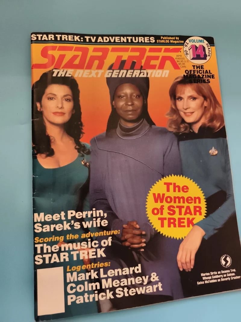 Magazine Star Trek Next Generation Vol 14 Starlog TV Adventures 1990s
