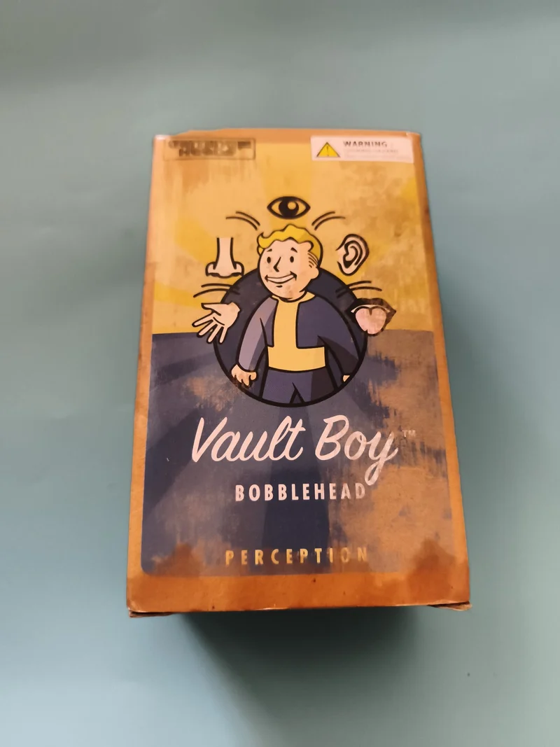 Figurine bobblehead Vault Boy Perception boîte Fallout jeu vidéo