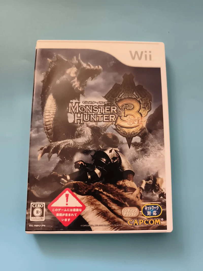 Jeu Wii Monster Hunter 3 Tri import japonais Nintendo Capcom CERO C