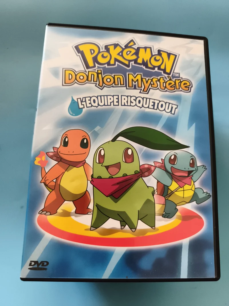 DVD Pokémon Donjon Mystère L'Équipe Risquetout dessin animé FR