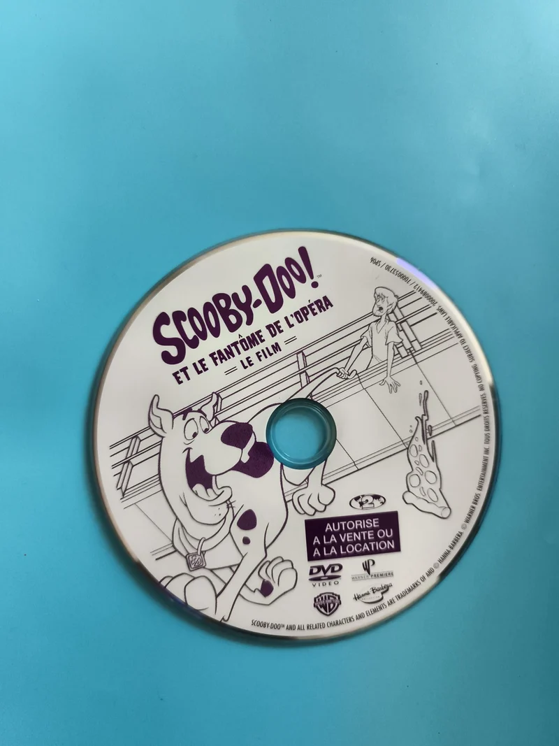 DVD Scooby-Doo et le Fantôme de l'Opéra film seul Warner Bros dessin animé
