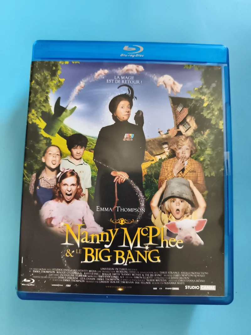 Blu-ray Nanny McPhee & le Big Bang film familial français Emma Thompson