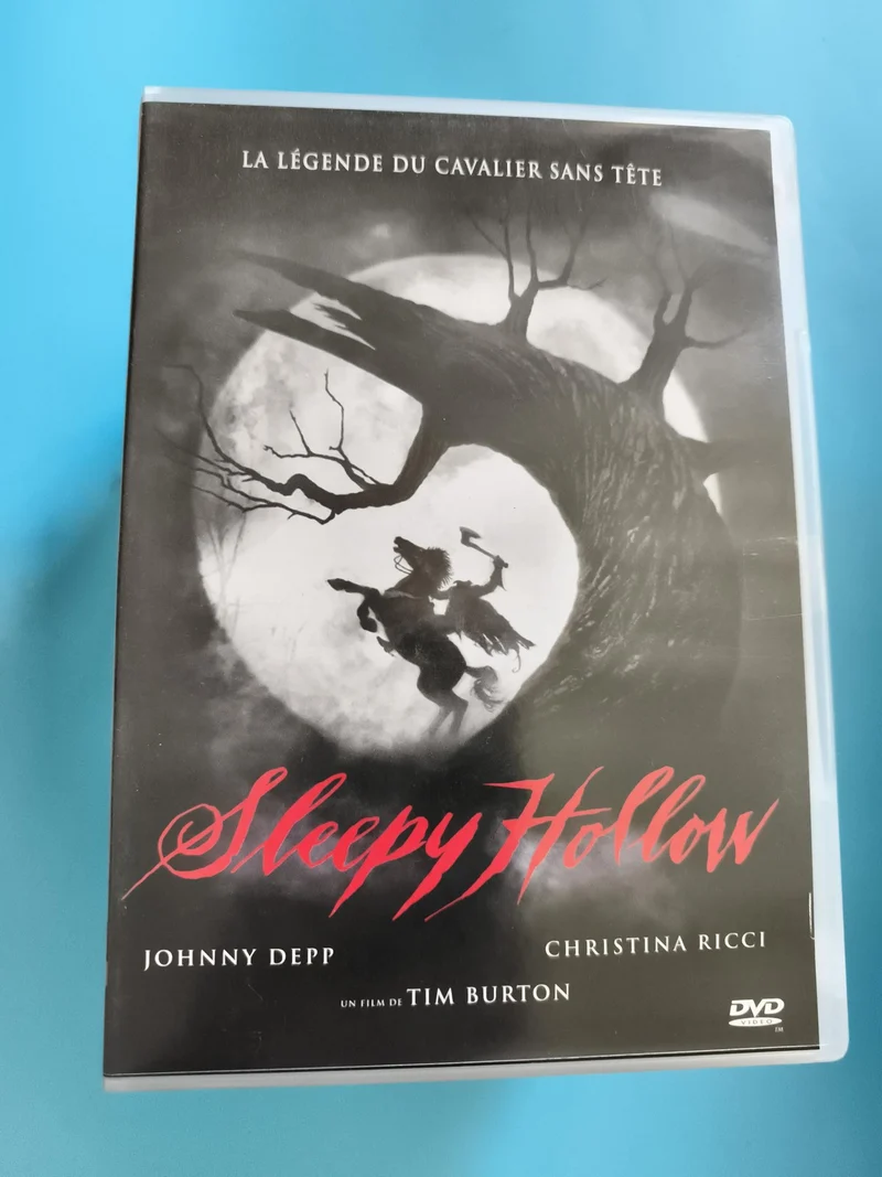DVD Sleepy Hollow Johnny Depp Tim Burton film horreur français