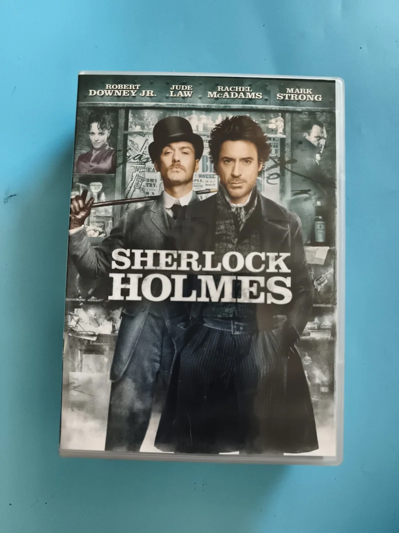 DVD Sherlock Holmes film Robert Downey Jr Jude Law Rachel McAdams