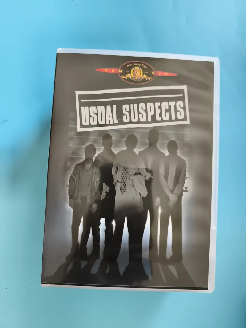 DVD Usual Suspects MGM Film Policier Thriller Jaquette Noire