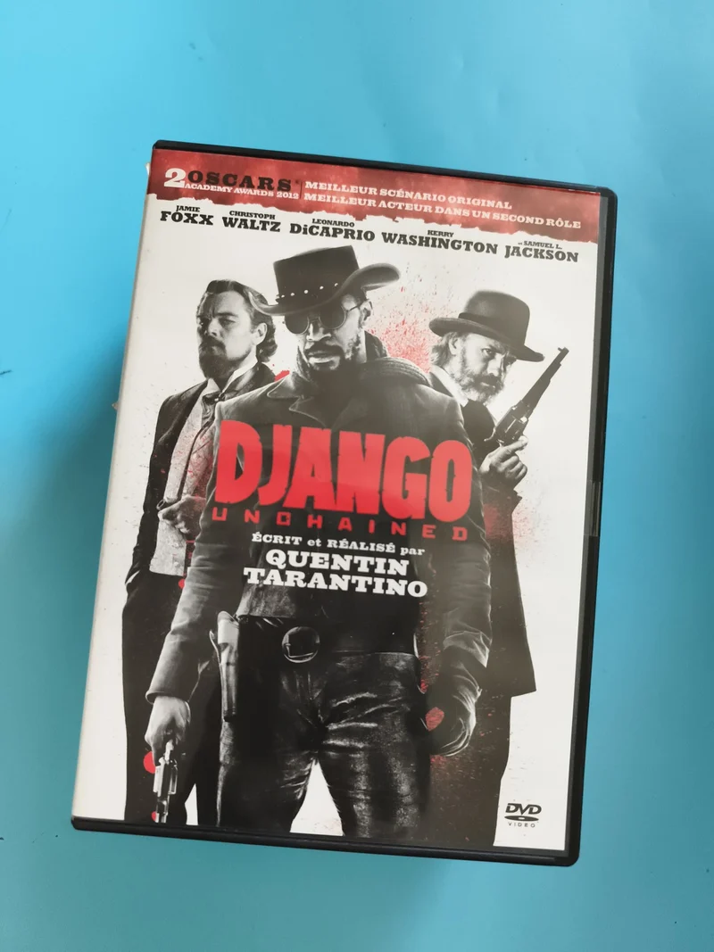 DVD Django Unchained Quentin Tarantino film western Jamie Foxx DiCaprio