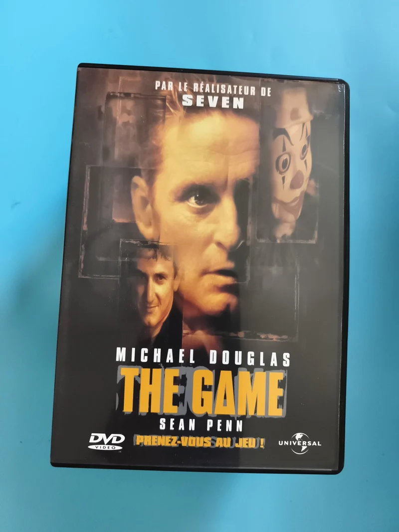 DVD The Game Michael Douglas Sean Penn Universal thriller suspense