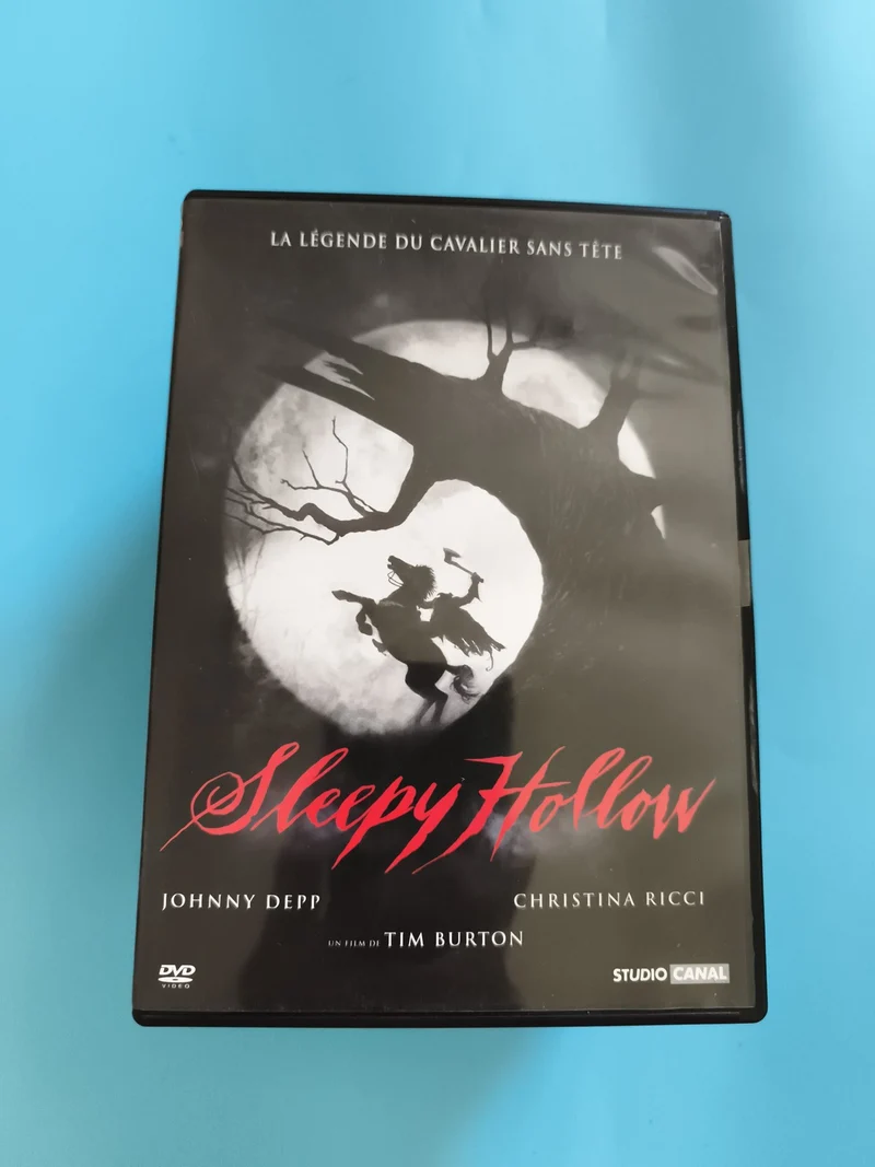 DVD Sleepy Hollow Tim Burton StudioCanal Johnny Depp Christina Ricci