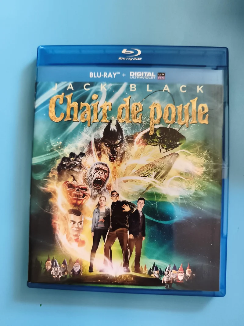 Blu-ray Chair de poule Jack Black film fantastique VF Digital