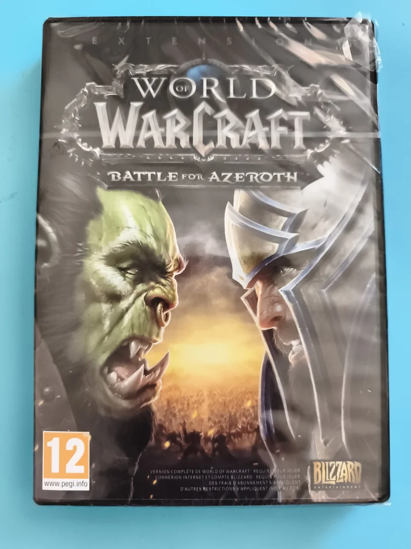 DVD World of Warcraft Battle for Azeroth Blizzard extension jeu PC neuf