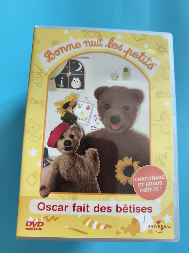 DVD Bonne nuit les petits Oscar fait des bêtises Universal chapitrage bonus
