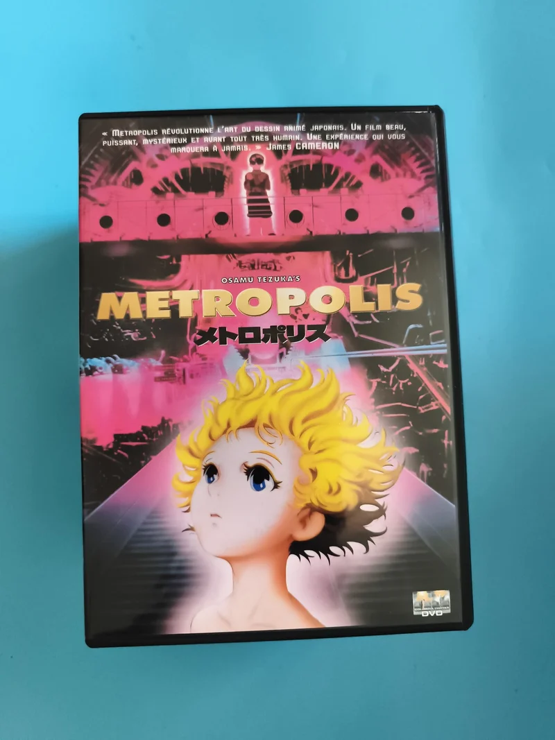 DVD Metropolis Osamu Tezuka édition animée film japonais manga