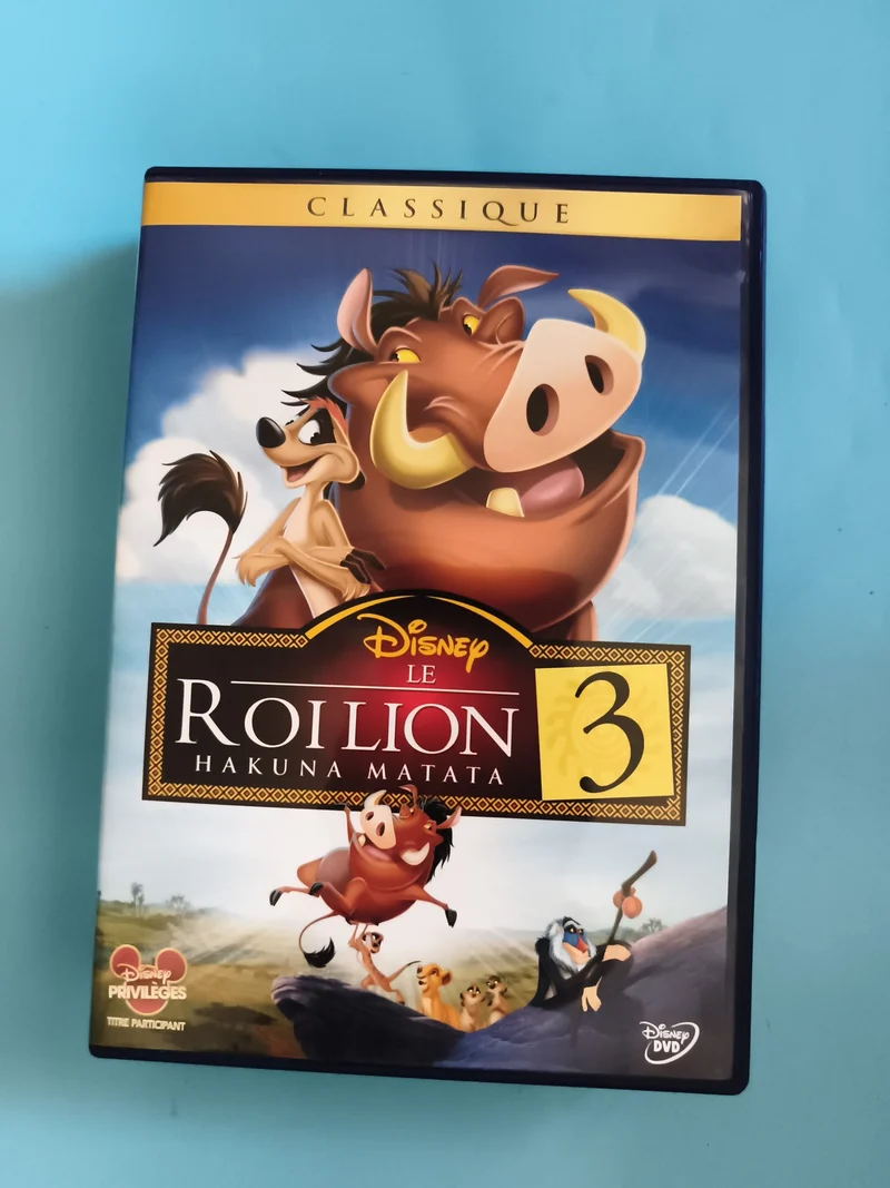 DVD Disney Le Roi Lion 3 Hakuna Matata film animation français