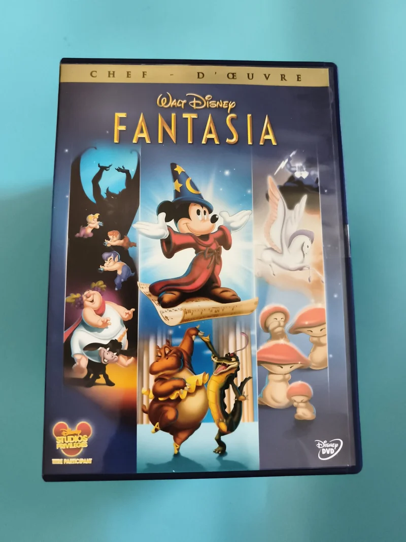 DVD Walt Disney Fantasia film animation Chef-d'œuvre édition française