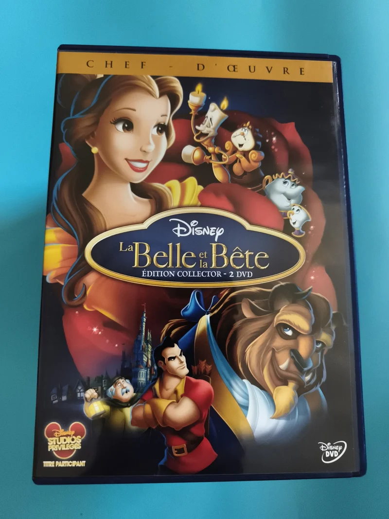 DVD Disney La Belle et la Bête Édition Collector 2 DVD chef d'œuvre animation