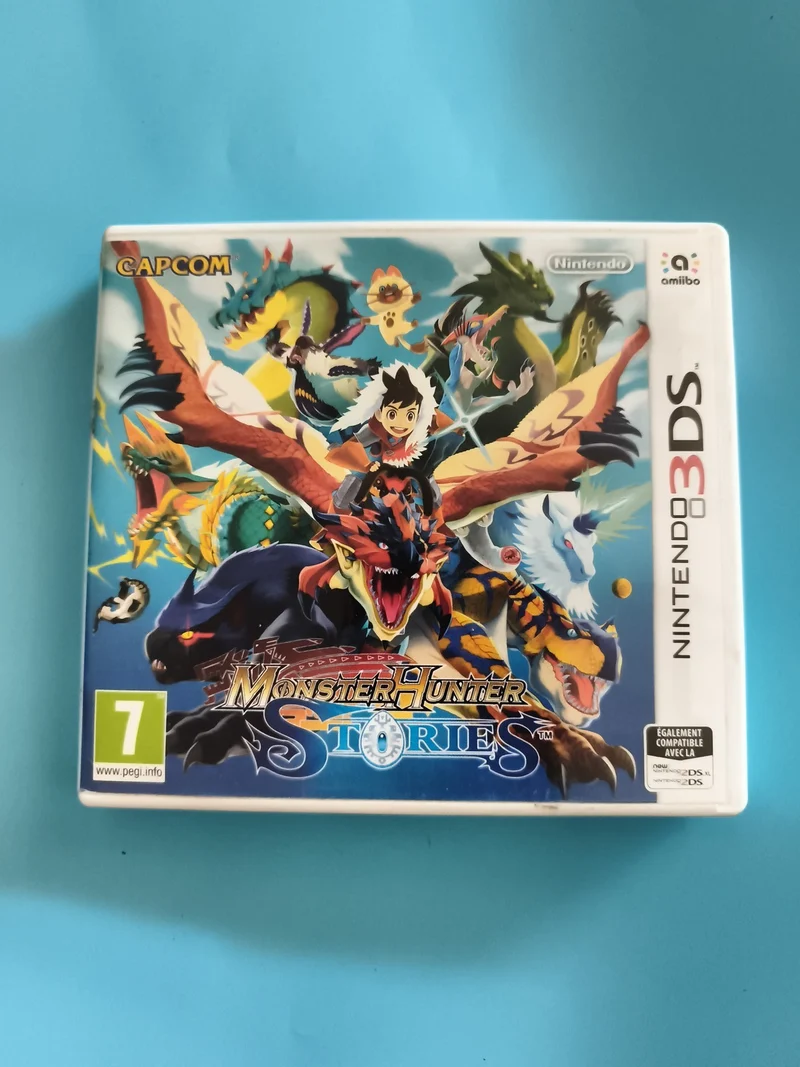 Boîte vide Nintendo 3DS Monster Hunter Stories Capcom jaquette officielle