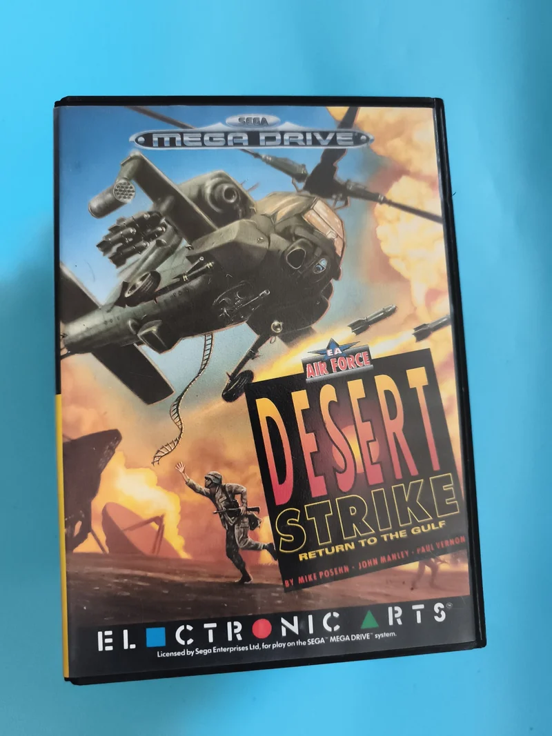 Boîte vide Sega Mega Drive Desert Strike Electronic Arts