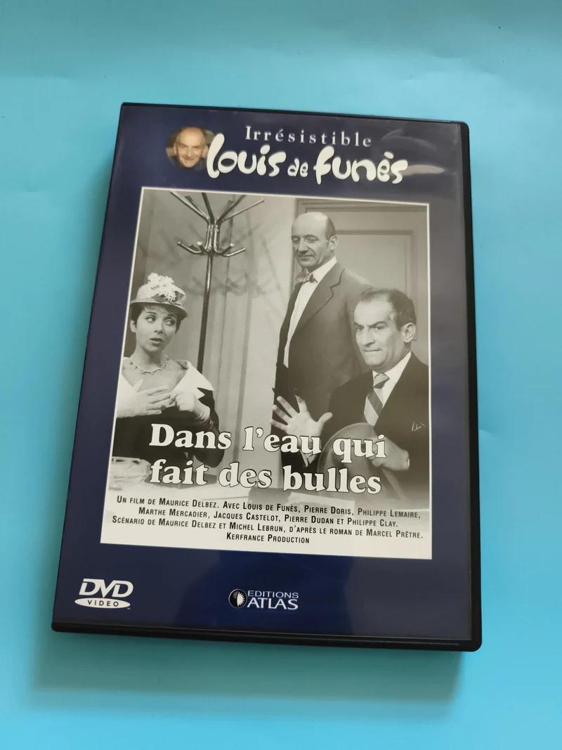 DVD Louis de Funès Dans l'eau qui fait des bulles Éditions Atlas comédie film