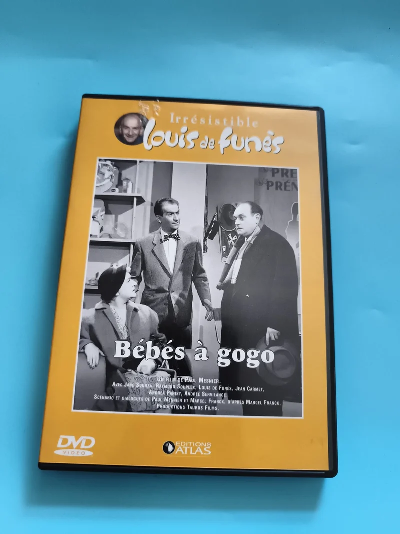 DVD Louis de Funès Bébés à gogo Éditions Atlas film comédie française