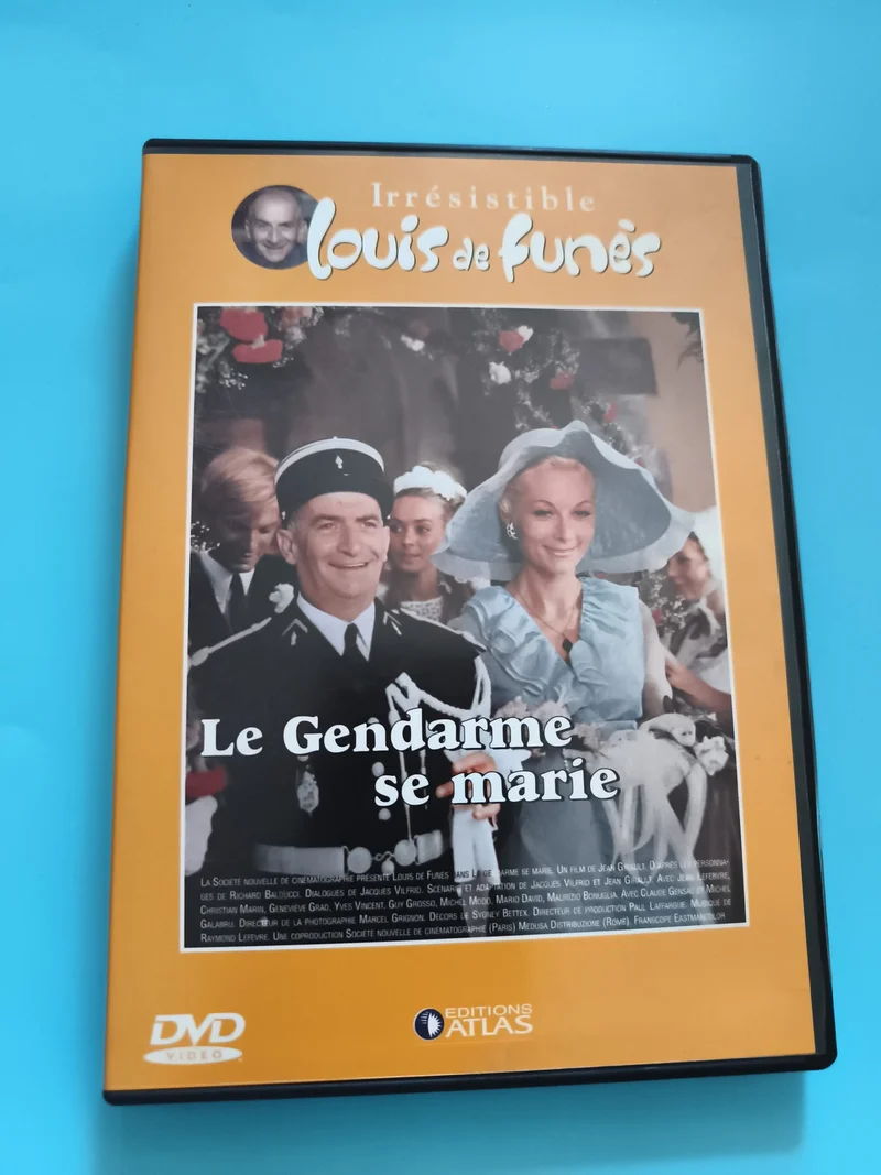DVD Le Gendarme se marie Louis de Funès Éditions Atlas comédie française