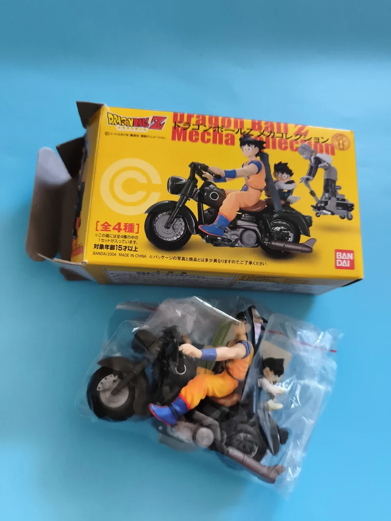 Figurine moto Dragon Ball Z Bandai Goku Mecha Collection 2004 boîte