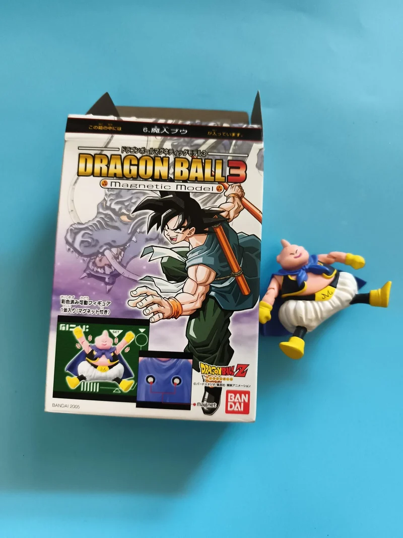 Figurine Dragon Ball Z Majin Buu Bandai 2005 avec boîte Magnetic Model