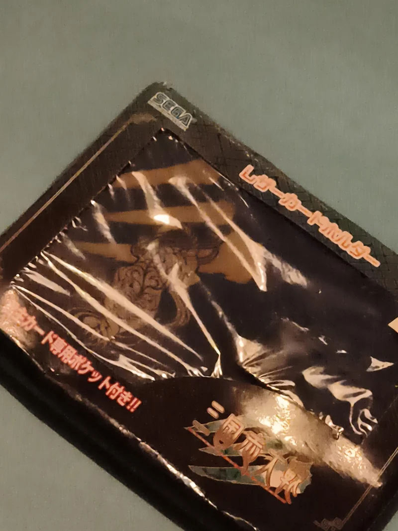 Porte-cartes SEGA Three Kingdoms noir, accessoire carte collector