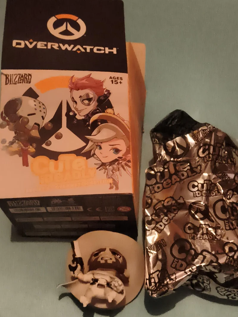 Figurine Overwatch Cute But Deadly McCree Blizzard boîte + sachet