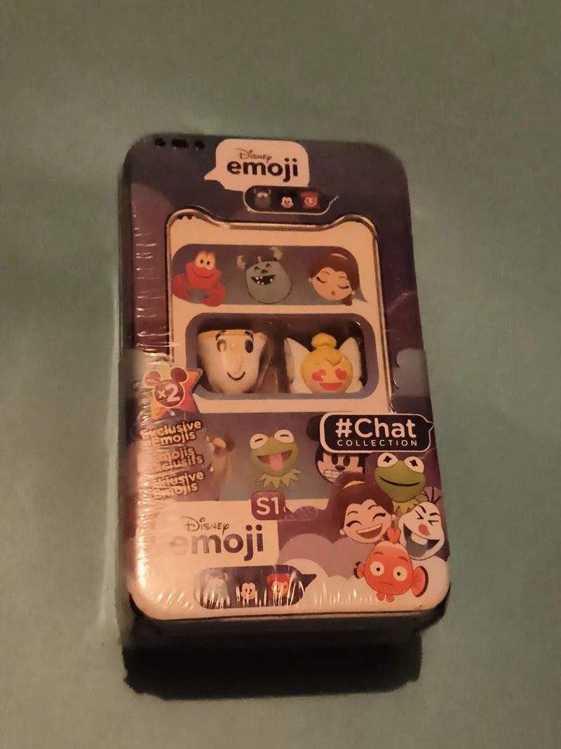 Figurines Disney Emoji S1 Chat Collection neuf sous blister, mini personnages