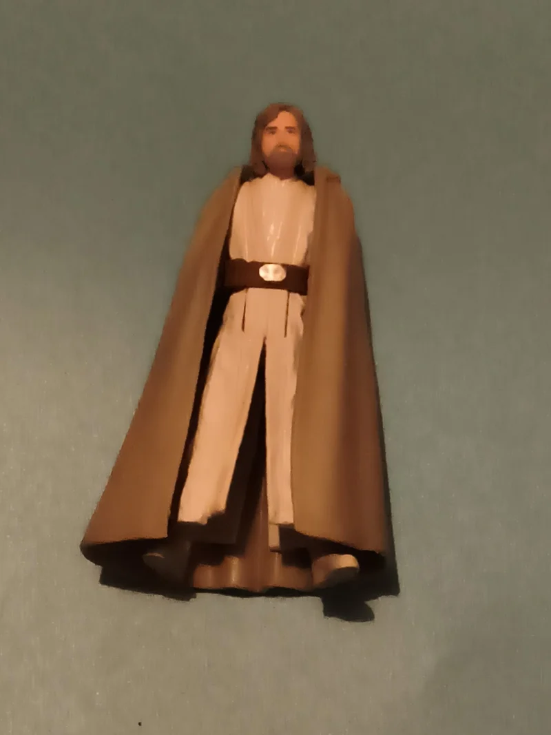 Figurine Star Wars Jedi manteau marron cape plastique