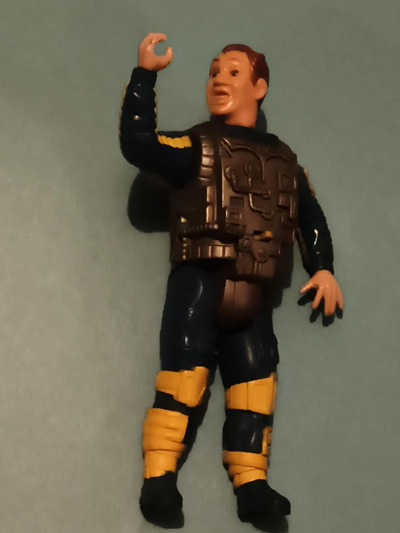 Figurine articulée Ray Stantz Ghostbusters 1988 Kenner bleu jaune