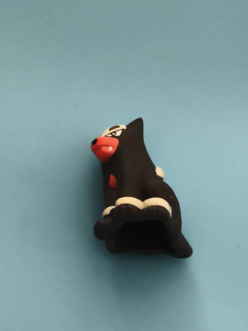 Marionnette doigt Pokémon Houndour figurine noire finger puppet