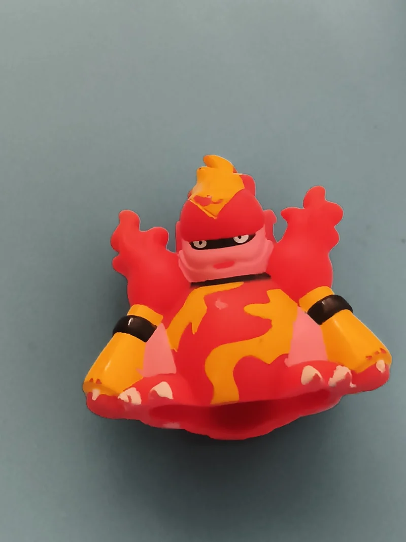 Figurine marionnette doigt Pokémon Maganon rouge jaune finger puppet