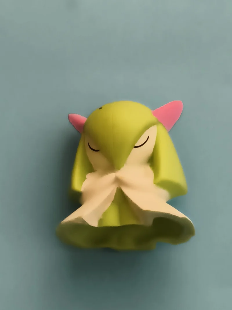Marionnette doigt Pokémon Kirlia figurine souple vert crème