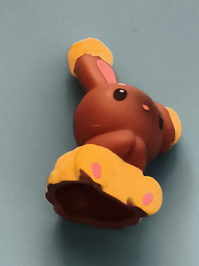 Marionnette doigt Pokémon Bunneary figurine marron jaune finger puppet