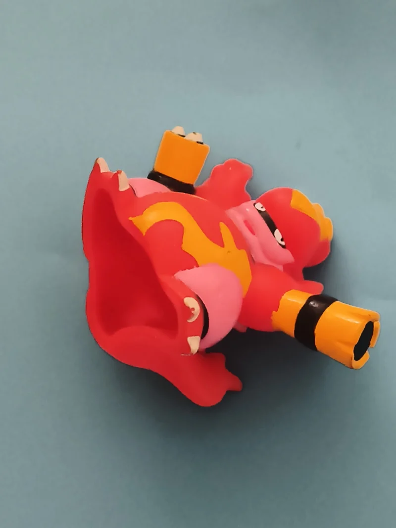 Marionnette doigt Pokémon Magmar figurine souple rouge jaune