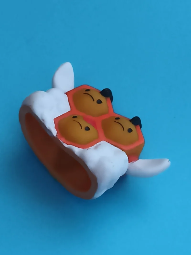 Marionnette doigt Pokémon Apitrini figurine souple décor ruche abeille