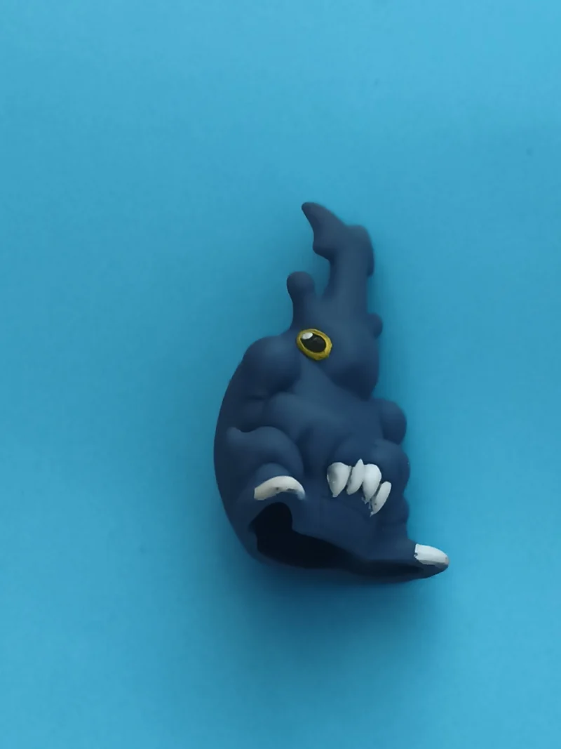 Marionnette doigt Pokémon Heracross bleue figurine finger puppet
