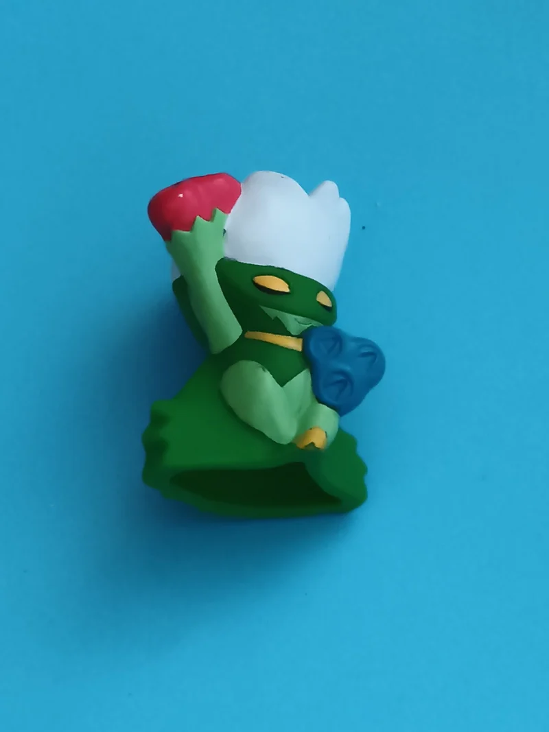 Puppet doigt Pokémon Roselia figurine plastique vert rouge bleu