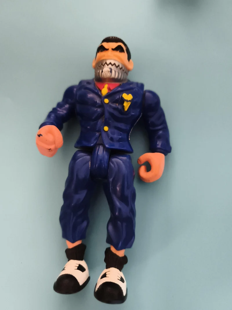 Figurine articulée Tortues Ninja méchant costume bleu TMNT action figure