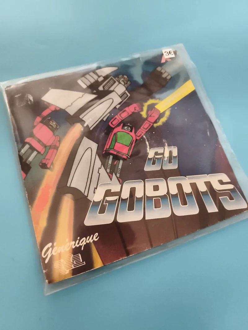 Vinyle 45T Go Gobots Générique dessin animé robots années 80