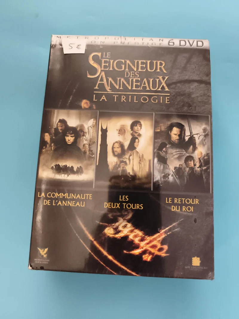 DVD Le Seigneur des Anneaux Trilogie Métropolitan 6 disques coffret prestige